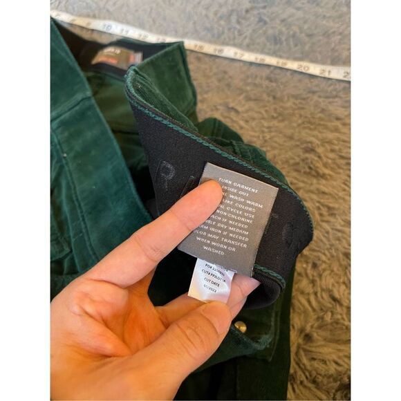 Torrid bombshell skinny corduroy green pants size 26 - Picture 6 of 8